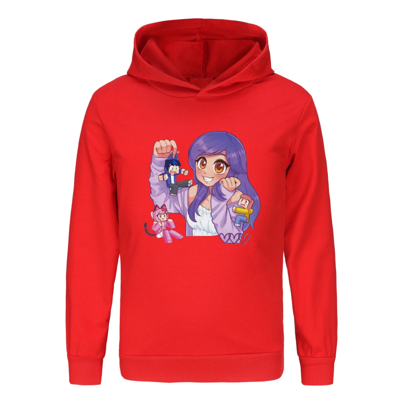 Aphmau Anime Hoodie 3D Print Kawaii