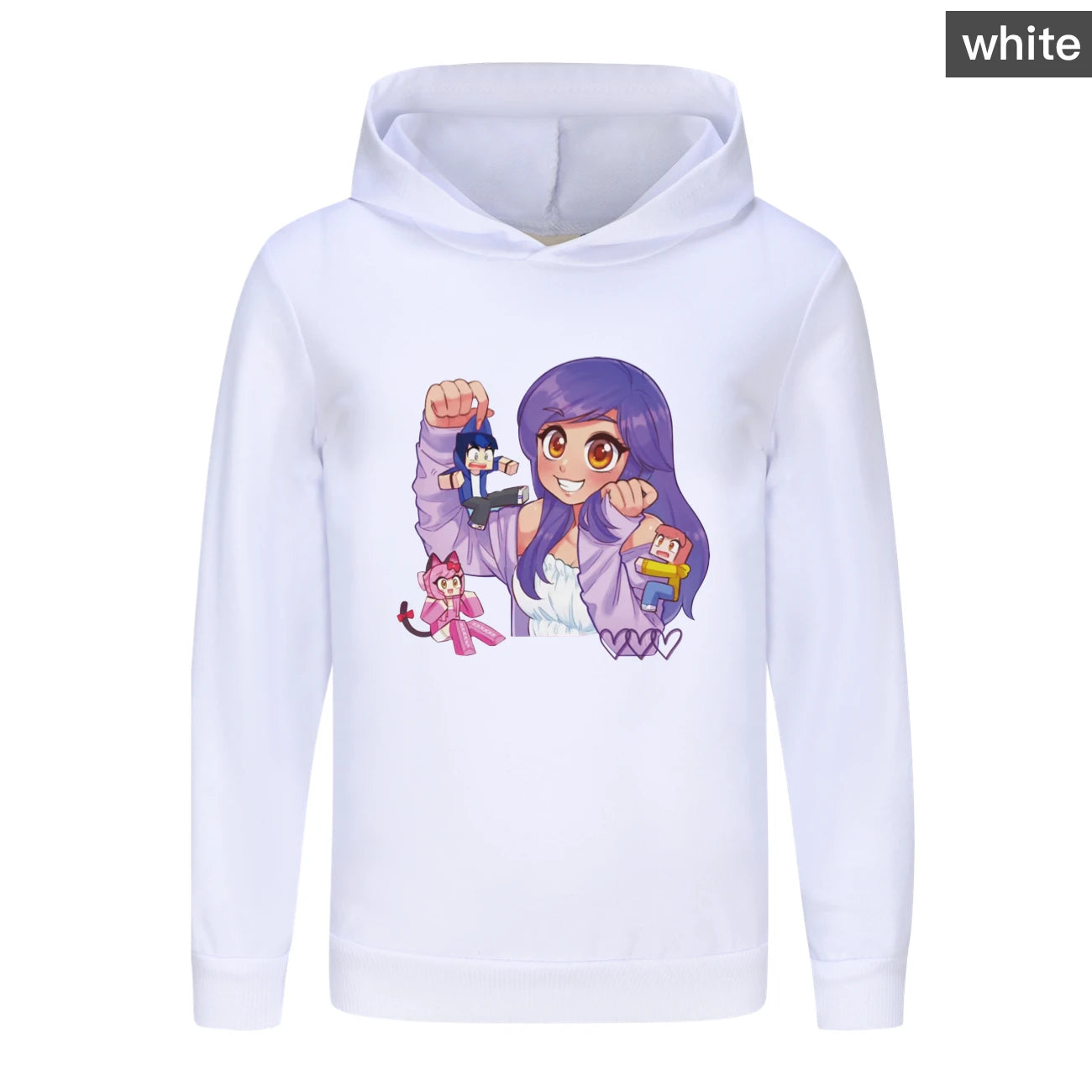 Aphmau Anime Hoodie 3D Print Kawaii