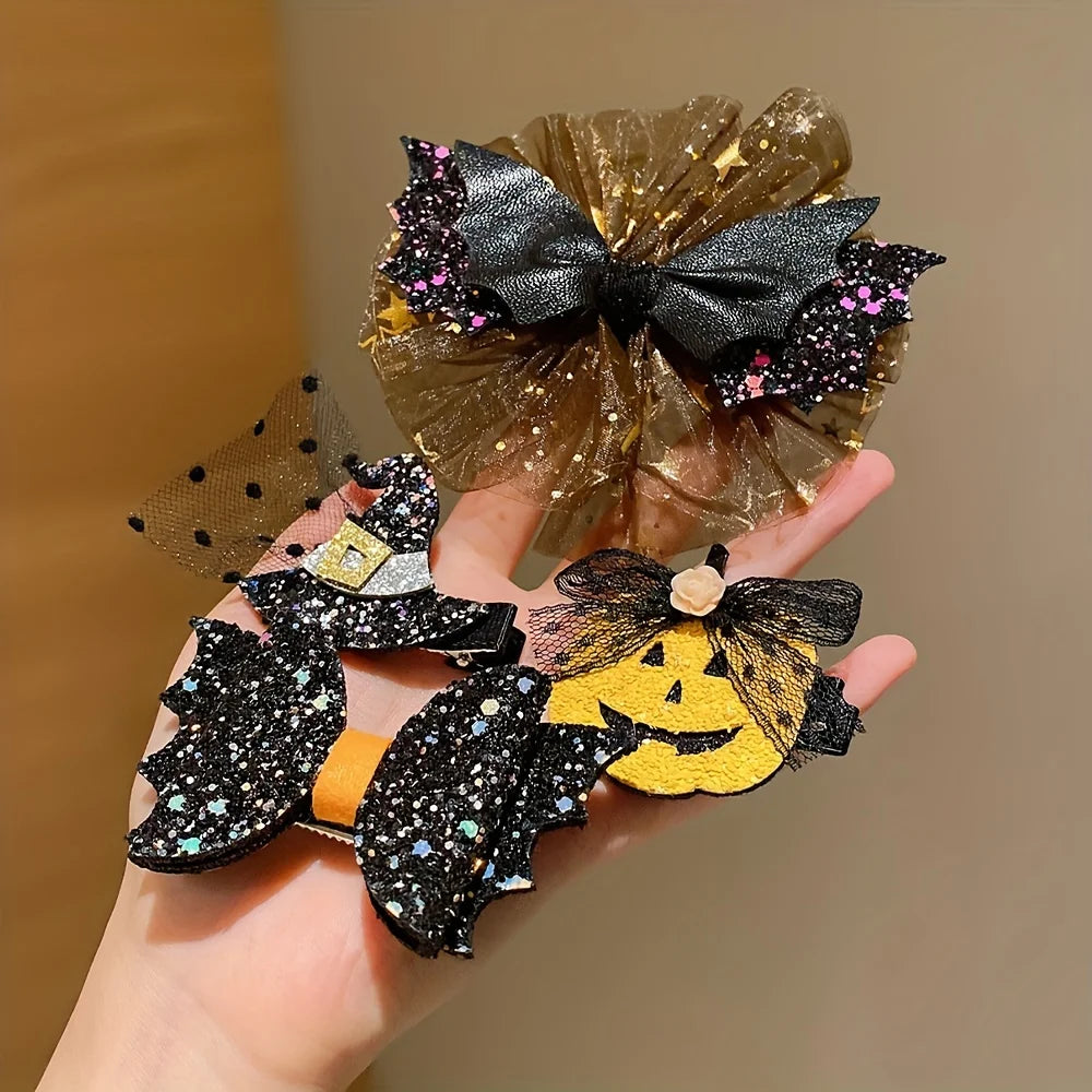 4 pieces of Halloween hair accessories