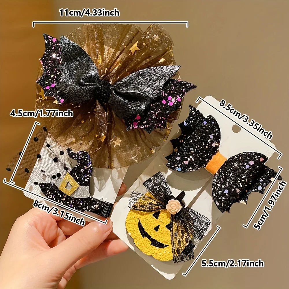 4 pieces of Halloween hair accessories