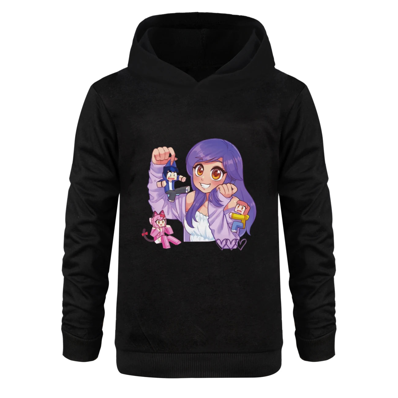 Aphmau Anime Hoodie 3D Print Kawaii