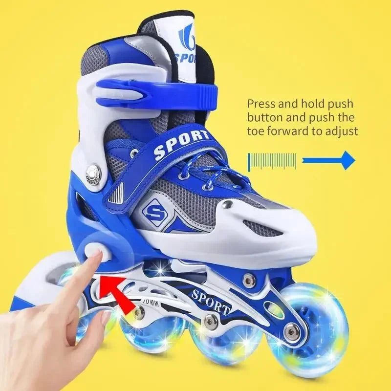 Children Adjustable in line roller skates