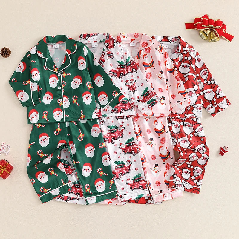 1-5T Unisex Infant Christmas Pajamas Set