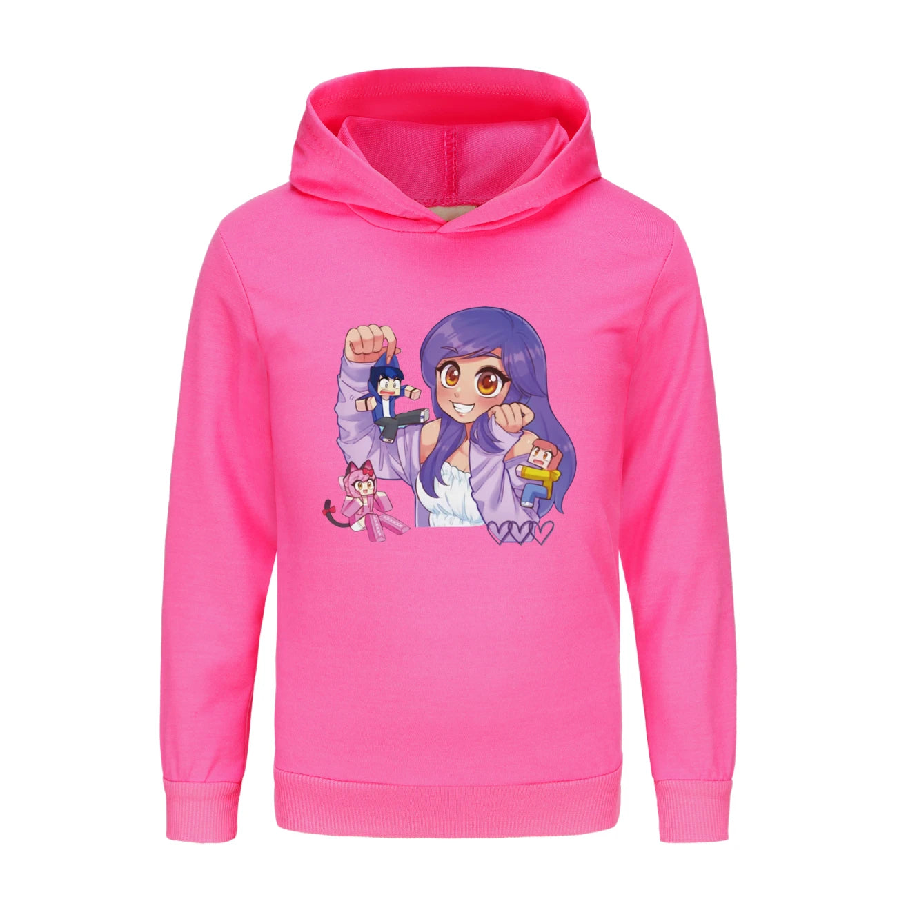 Aphmau Anime Hoodie 3D Print Kawaii