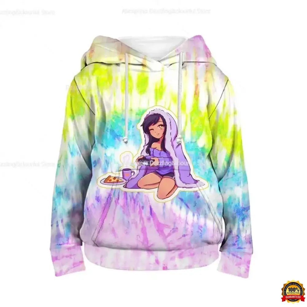 Boys Girls Aphmau 3D Print Hoodies Toddler Children Cute Cartoon Sweatshirts Spring Kids Anime