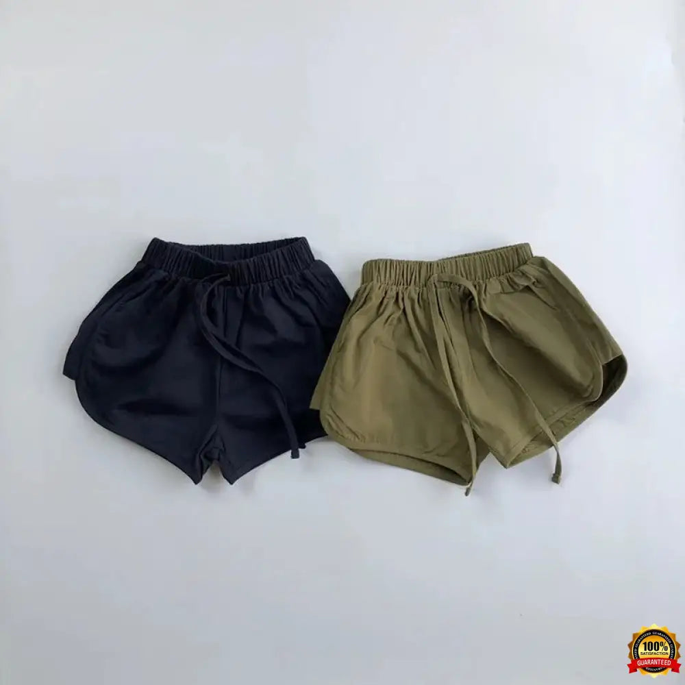 Korean Style New Summer Kids Clothes Baby Boys Pure Color Shorts Casual Children Shorts