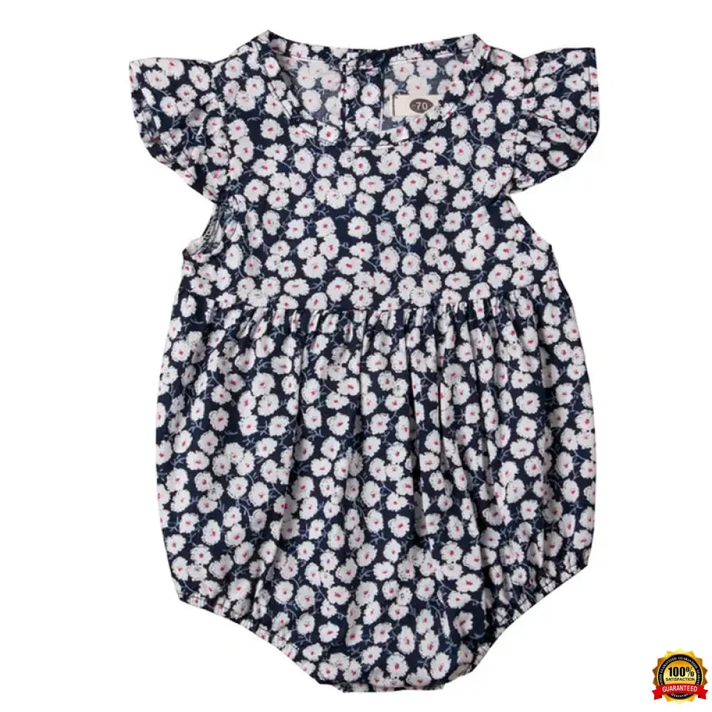 Flower Newborn Baby Girl Rompers Summer Baby Girls Clothing Ruffles Rompers Jumpsuit Playsuit