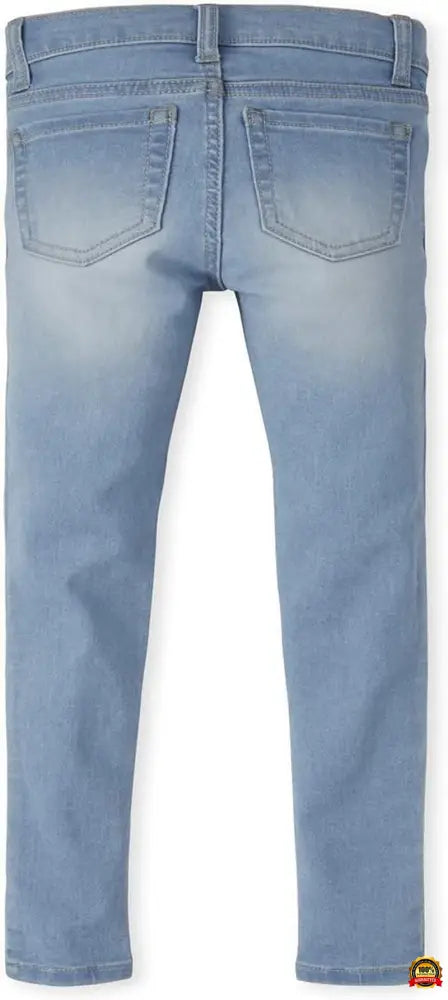 Girls Stretch Denim Jeggings