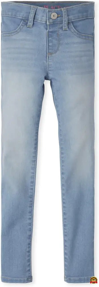 Girls Stretch Denim Jeggings