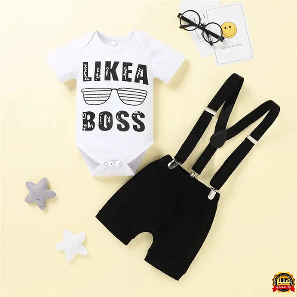 My First Birthday Boys Outfits for Baby Summer Newborn Clothes Baby Boy Sets Party Cake Smash Outfits for Kids Boy Suits