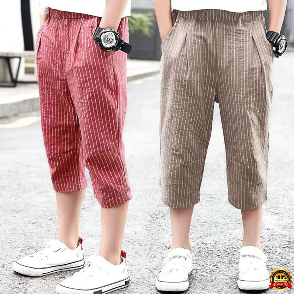 Fashion Summer Short Pants Age for 4 5 6 8 10 13 Children Elastic Waist High Quality Boys Shorts Kids Clothes Boys Short Pant