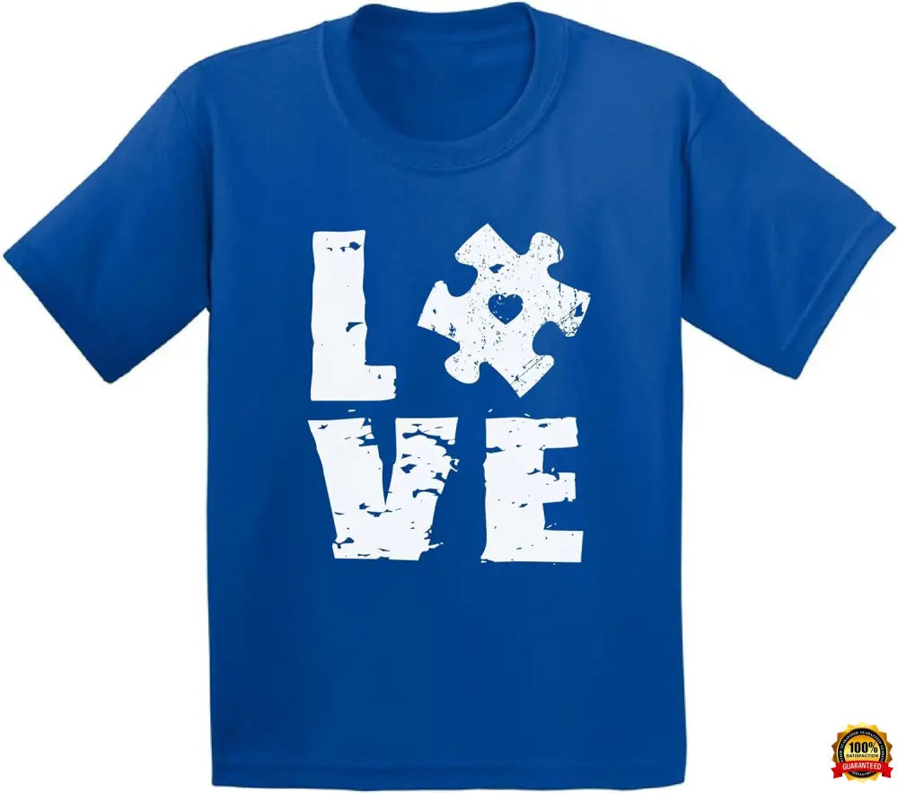 Toddler Autism Awareness Puzzle Top Autism Shirts for Boys Girls