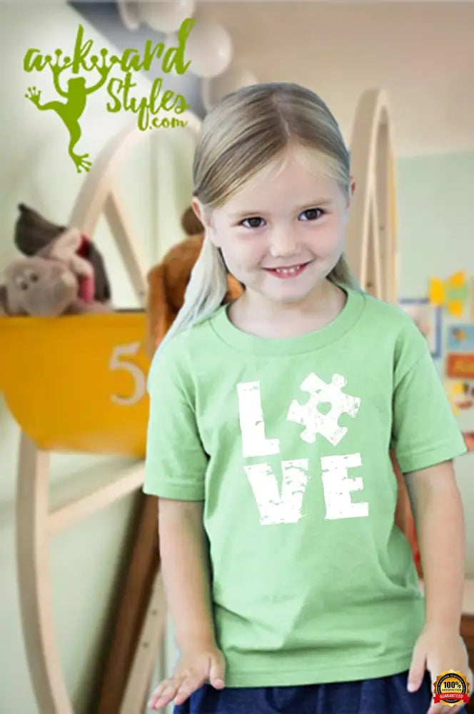 Toddler Autism Awareness Puzzle Top Autism Shirts for Boys Girls